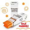 Crayola Broad Line Markers - Orange (12ct), Markers for Kids, Bulk School Supplies for Teachers, Nontoxic, Marker Refill with Reusable Box