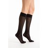 Relaxsan Basic 850 (1 Pair - Black 5/XXL) - moderate support knee high socks 15-20 mmHg, 100% Made in Italy