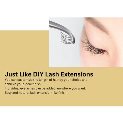 D-UP 3-Type Quick Extension False Eyelashes, False Lashes for Nature Look Eye Look, Japanese Natural Looking Fake Eyelashes for All-Day Long Lasting Wear, Lightweight & Easy to Apply, 24 pcs, 01 Nude