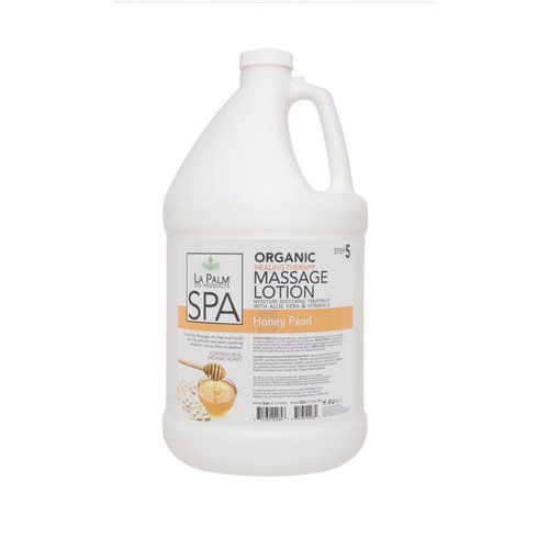 La Palm Massage Lotion 1 Gallon (Honey Pearl)