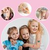 Partywind Butterfly Temporary Tattoos for Kids, Individually Wrapped Sheets Tattoos for Butterfly Party Supplies Favors Decorations, Butterfly Birthday Party Toys for Kids Girls (50 Styles)