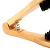 Double Brush Comb, Professional Wooden Handle Hairdressing Comb Anti Static Hair Straightener Brush Styling Tool for Women Men Hairdressing