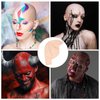 Paminify Halloween Latex Bald Cap SFX Makeup Kit,Bald Wig Cap with Skin Water-Based Acrylic Adhesive(Bonding Skin Glue) for Men Adult,Perfect for Costumes, Cosplay, and Theater