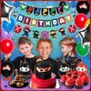 Pirese Ninja Birthday Party Decorations, Ninja Birthday Decorations, Ninja Party Decorations, Ninja Party Supplies | Ninja Balloons | Ninja Birthday Party Supplies | Asian Themed Party Decorations Kit