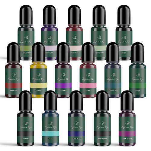 Hearth & Harbor Liquid Candle Dye for Soy Candle Making, 16 Vibrant Candle Color Dye for Soy Wax, Safe and Natural Candle Wax Dye