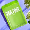 LAPCOS Tea Tree Sheet Mask, Daily Soothing Face Mask, Treats Acne & Clears Pores, Korean Beauty Favorite, 5-Pack