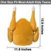GBD 3 Pack Thanksgiving Roasted Turkey Hats Women Men Kids Party Favors Supplies