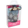 CarLashes 1201DI Clear Rear View Mirror Pendant Dice