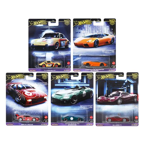 Exotic Envy 5 Piece Set Car Culture 2024 Series G Diecast Model Cars by Hot Wheels