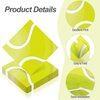 Aodaer 48 Pieces Tennis Paper Napkins Disposable Tennis Party Napkins Tennis Ball Sports Napkins Tennis Cocktail Dinner Napkin Set 13" x 13" Unfolded Tennis Tableware Napkins for Sports Party Supplies