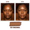 Juvia's Place I am Magic Powder Foundation D3 Tanzania - Compact Pressed Face Makeup Professional Matte Clean Finish Skin Clarity Setting Powdered Blend Fresh Waterproof Blot Mirror Puff Cosmetics