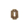 Keyhole Cover Plate 1 5/8" Cabinet Furniture Lock Escutcheon Sheraton Key Hole Cover for Antique Victorian Vintage Locks Antique Finish