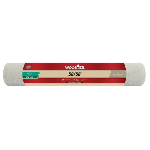 Wooster Brush R296-18 Wooster 50/50 Roller Cover, 3/4-Inch Nap, 18-Inch