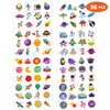 Space Temporary Tattoos Birthday Themed Party Supplies Decorations Favors 8 Sheets 96PCS Decor Cute Stickers Tattoos for Class School Prizes Gift for Kids Boys Girls Carnival Christmas Rewards