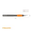 Fiskars SoftGrip Detail Craft Knife - 8" Exacto Knife for Crafting - Multi-Use Exacto Blade Included with Protective Cover