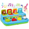 AINOI Preschool Early Development Cause and Effect Pop Up Toys, Light Musical Baby Infant Toys 6 to 18 Months, Kids Toddler Learning Toys for 1-3 Years Old Boys Girls Gifts