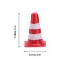 1Set Play Traffic Signs, Street Road Signs Playset for Car & Train Set for Kids, Kids Road Signs Toy Traffic Cones Mini Roadblocks Toyset Educational Toys
