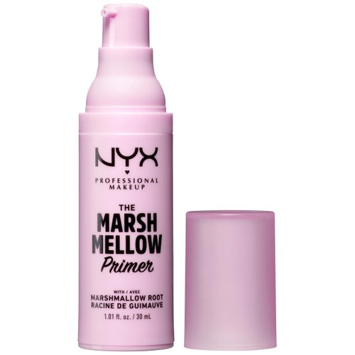 NYX Professional Makeup The Marshmellow Primer Set, Makeup Primer Base, Skin-Focused Primer for Smooth & Even Complexion, Marshmallow Root, Vegan Formula, Regular and Mini Size, 30 ml and 8 ml