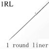 Tattoo Needles 1RL,50pcs Disposable Sterilized Round Liner Needles Premium Quality Needle Liners 1RL Needles 1 Round Liner (1RL)