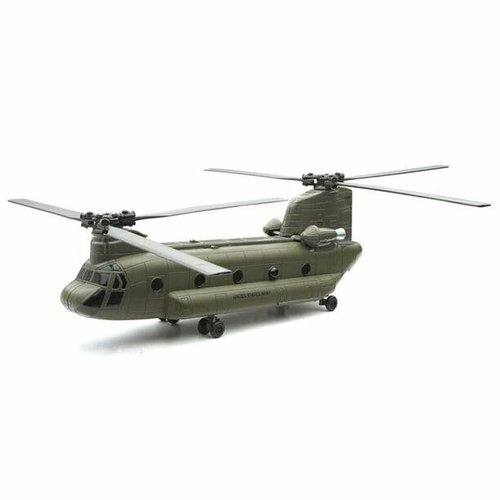 CH-47 Chinook Aircraft United States Army Olive Drab Military Mission Series 1/60 Diecast Model by New Ray 25793
