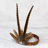 NICEYST Feather Headdress Headband Native American Indian Style Headwear Chief Costume Hair Accessories Handmade Headpiece for Thanksgiving Halloween Carnival (Style 1)