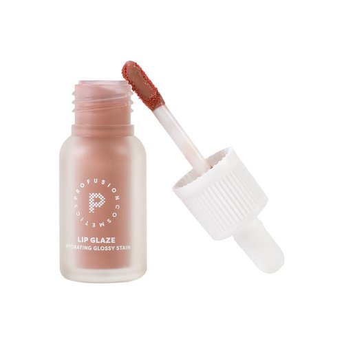 Profusion Cosmetics Hydrating Lip Stain - Vibrant Liquid Lipstick with Vitamins A & E - Long Lasting Glossy Finish with Non-Sticky Formula - 12 Stunning Shades (Maple Glaze)