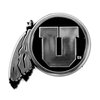 FANMATS 60382 Utah Utes Molded Chrome Plastic Emblem