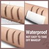 CARSLAN Natural Shaping Eyebrow Pencil, Definer Eyebrow Color, Waterproof, Longlasting, Blending Brush,01 Light Brown & 03 Light Gray (2PCS)