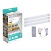 BLACK+DECKER LED Under Cabinet Light Kit, Motion Sensor, Dimmable, Linkable, 3 Color Settings, Tool-Free, for Kitchen, Cabinets and Closets, (3) 9" Bars