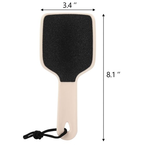 2 Pcs Curved Foot File Callus Remover for Feet, Double Sided Heel File Scraper U Shaped Foot Scrubber Dead Skin Remover