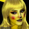 Mehron Makeup Fantasy FX Cream Makeup | Water Based Halloween Makeup | Yellow Face Paint & Body Paint For Adults 1 fl oz (30ml) (YELLOW)