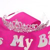 Birthday Sash and Crown for Women Girls, Happy Birthday Tiara and Sash Set, Girl Birthday Decorations, Birthday Gifts for Women, Happy Birthday Accessories