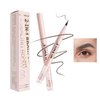 2-in-1 ultra-fine stereoscopic gel eyebrow pencil，Eyebrow pencil setting liquid and Precise Brush-Tip Create Natural Hair-Like Brows,Ultra-Fine Realistic Eyebrow Pencil，Long-lasting on All Day(02#)