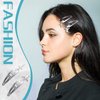 Jexine 20 Pcs Snap Hair Clips for Women & Girls, Silver, 2 Inch, Heart, Star, Cross, Hair Accessories