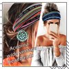Aceorna Boho Headbands Wide Knot Hair Band Elastic Turban Head Band Stretch Twist Head Wraps Fashion Hair Accessories for Women 3 Pcs (Set A)