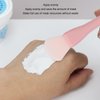 3PCS Double Head Mask Brush, Mask Beauty Body Cream Applicator Tool Flexible Soft Silicone DIY Face Mask Applicator, for Mud Clay Mask Body Lotion