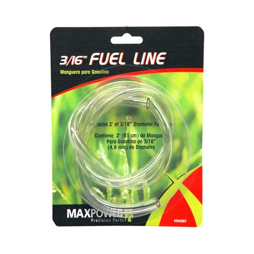 Maxpower 334287 3/16 Inch Clear Fuel Line, 2 Foot Length
