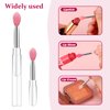 10Pcs Lip Brush Silicone Lip Brushes Tool Lipstick Applicator Brushes with Caps for Makeup Beauty Brushes, Lip Mask Applicator,Eyeshadow Lip Brush for Applying Mask Oil, Lipstick Lip Gloss