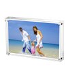 AMEITECH Acrylic Photo Frames,3.5x5'' Double Sided Magnetic Picture Frame, Desktop Frameless Postcard Display