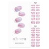 ohora Semi Cured Gel Nail Strips (N Unicorn Dream) - Works with Any Nail Lamps, Salon-Quality, Long Lasting, Easy to Apply & Remove - Includes 2 Prep Pads, Nail File & Wooden Stick