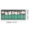 Nail Drill Bits, 12 Pcs Wool Felt Nail Grinding Polishing Head for Women Nail Salon Manicure Pedicure Drills Nail Drill Bits Set Accessory Grinding Polishing File Heads Tools Cuticle Nail Drill Bit