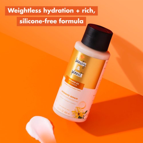 Love Beauty and Planet Conditioner with Vitamin B3 Coconut Oil & Ylang Ylang for Intensive Repair for Damaged Hair Sulfate, Silicone, & Paraben Free. Cruelty-Free. 13.5 oz