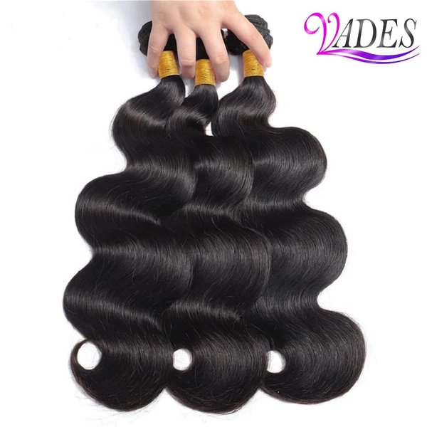 Body Wave Bundles Human Hair (20 22 24Inch) 10A Brazilian Human Hair Bundles Body Wave 3 Bundles 100% Unprocessed Brazilian Virgin Hair Body Wave 3 Bundles Human Hair Extensions Natural Black Color