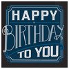 Amscan Happy Birthday Man Beverage Napkins, One Size, Multicolor