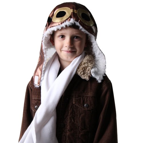 Making Believe Kids Aviator Dress Up Costume Hat and Scarf Set