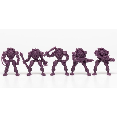 Fantasy Battles Creature Mini Action Figure Playset-Aliens 2 ʺ Fantasy Figures-XL 1/32nd Scale DND 5 pcs Characters Accessories RPGs and Soldiers
