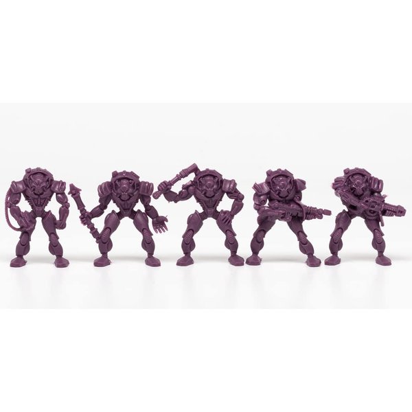 Fantasy Battles Creature Mini Action Figure Playset-Aliens 2 ʺ Fantasy Figures-XL 1/32nd Scale DND 5 pcs Characters Accessories RPGs and Soldiers