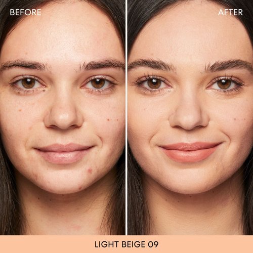 bareMinerals Matte Loose Mineral Foundation SPF 15, Powder Foundation Makeup, Buildable Coverage, Reduces Shine, Talc Free Foundation, Vegan (Light Beige 09)