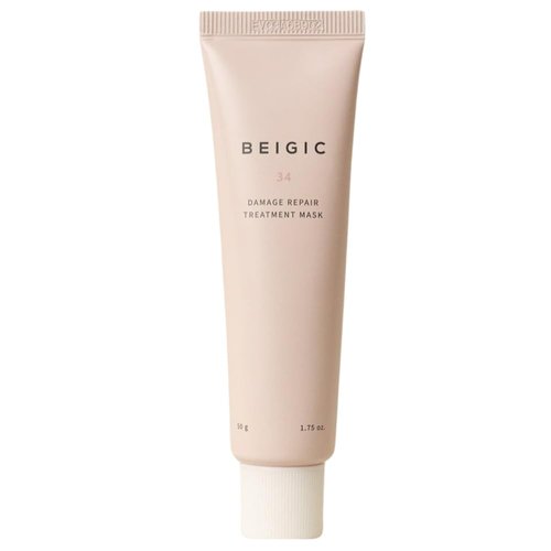 BEIGIC Damage Repair Treatment Mask - Vegan Korean Hydrating Deep Conditioning Hair Mask for Dry, Damaged, Thinning, Frizzy Hair w/Argan Oil & Vitamin E - Silicone Free Hair Care(1.69 fl oz)