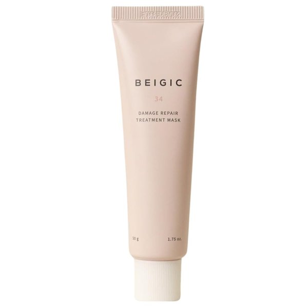 BEIGIC Damage Repair Treatment Mask - Vegan Korean Hydrating Deep Conditioning Hair Mask for Dry, Damaged, Thinning, Frizzy Hair w/Argan Oil & Vitamin E - Silicone Free Hair Care(1.69 fl oz)